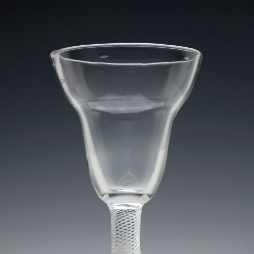 GEORGIAN PAN TOP AIR TWIST WINE GLASS C1750 - ADDITIONAL PHOTO 3