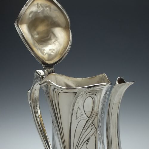 WMF ART NOUVEAU SILVER PLATE COFFEE POT C1910 - ADDITIONAL PHOTO 2
