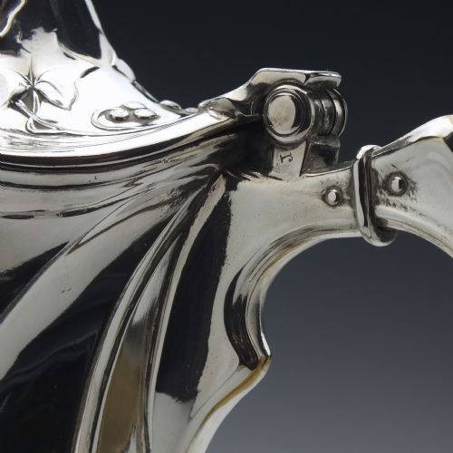 WMF ART NOUVEAU SILVER PLATE COFFEE POT C1910 - ADDITIONAL PHOTO 3