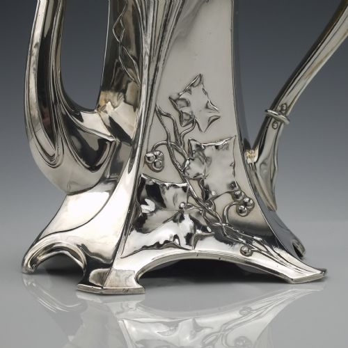 WMF ART NOUVEAU SILVER PLATE COFFEE POT C1910 - ADDITIONAL PHOTO 4