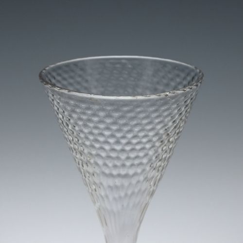EARLY 18TH CENTURY FRENCH WINE GLASS C1720 - ADDITIONAL PHOTO 2
