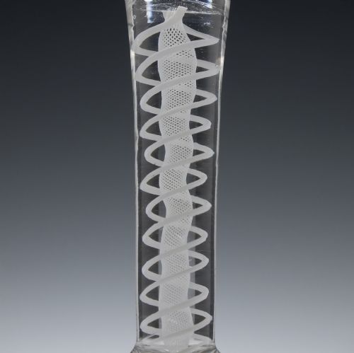 PAIR OF OPAQUE TWIST CHAMPAGNE GLASSES C1760 - ADDITIONAL PHOTO 4