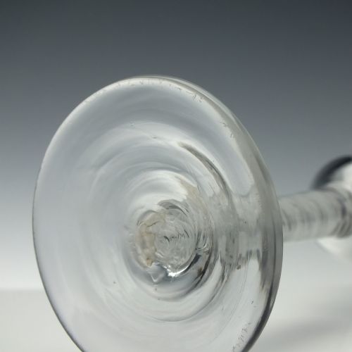 18TH CENTURY MIXED TWIST WINE GLASS C1760 - ADDITIONAL PHOTO 7