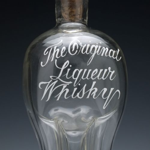 ENAMELLED 19TH CENTURY A B MACKAY LTD DECANTER C1900 - ADDITIONAL PHOTO 3
