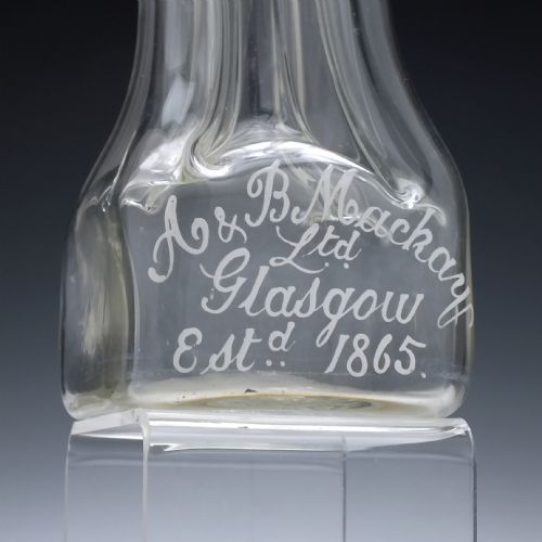 ENAMELLED 19TH CENTURY A B MACKAY LTD DECANTER C1900 - ADDITIONAL PHOTO 5