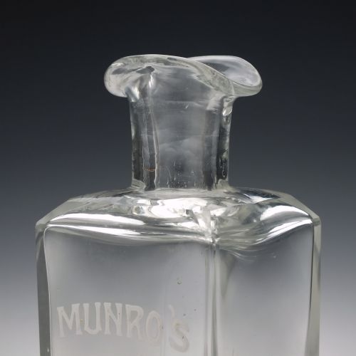 ENAMELLED MUNROS SCOTCH WHISKY DALWHINNIE BAR WATER SERVING BOTTLE C1910 - ADDITIONAL PHOTO 2