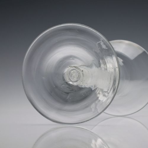 18TH CENTURY OPAQUE TWIST WINE GLASS C1760 - ADDITIONAL PHOTO 6