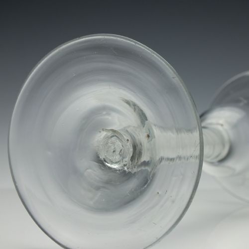 18TH CENTURY OPAQUE TWIST WINE GLASS C1760 - ADDITIONAL PHOTO 7