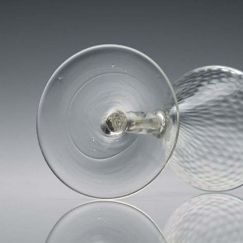 EARLY 18TH CENTURY FRENCH WINE GLASS C1720 - ADDITIONAL PHOTO 5