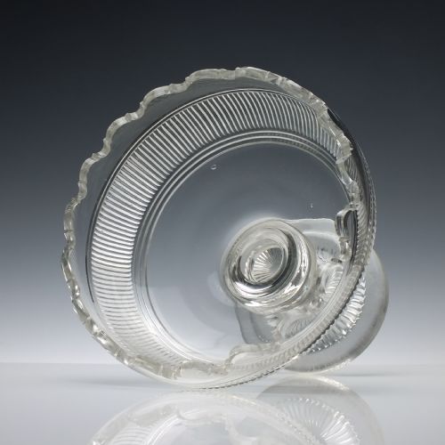 PAIR OF 19TH CENTURY CUT GLASS STANDING BOWLS C1860 - ADDITIONAL PHOTO 5