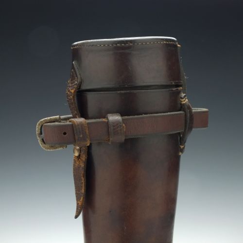 19TH CENTURY SADDLE FLASK C1880 - ADDITIONAL PHOTO 5