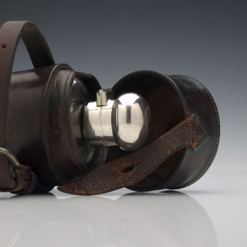 19TH CENTURY SADDLE FLASK C1880 - ADDITIONAL PHOTO 8