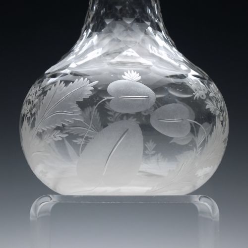 ENGRAVED 19TH CENTURY CUT GLASS MEASURE C1860 - ADDITIONAL PHOTO 6