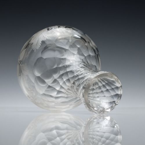 ENGRAVED 19TH CENTURY CUT GLASS MEASURE C1860 - ADDITIONAL PHOTO 8