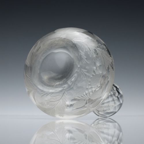 ENGRAVED 19TH CENTURY CUT GLASS MEASURE C1860 - ADDITIONAL PHOTO 9