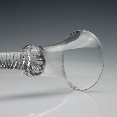 18TH CENTURY AIR TWIST WINE GLASS C1750 - ADDITIONAL PHOTO 4