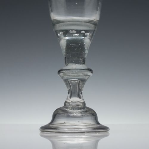 A GILDED 18TH CENTURY HESSEN GLASS GOBLET C1750 - ADDITIONAL PHOTO 2