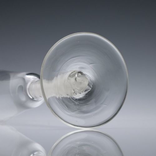 19TH CENTURY OPAQUE TWIST ALE GLASS C1760 - ADDITIONAL PHOTO 3