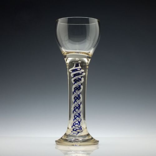 large josephinenhutte colour twist mantel glass c1900 - CATEGORY: ANTIQUE GLASS - DATED 1900
