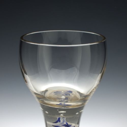 LARGE JOSEPHINENHUTTE COLOUR TWIST MANTEL GLASS C1900 - ADDITIONAL PHOTO 2