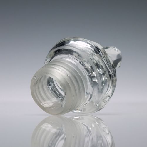 RARE SCREW TOP FRENCH 19TH CENTURY CUT GLASS SUGAR CASTER - ADDITIONAL PHOTO 7