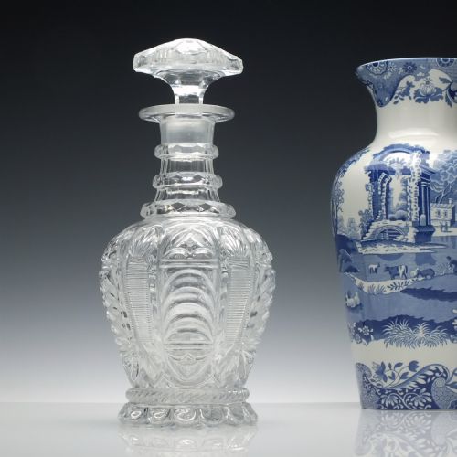 19TH CENTURY BACCARAT MOUL A FEUILLES DECANTER C1835 - ADDITIONAL PHOTO 1