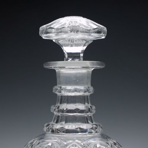 19TH CENTURY BACCARAT MOUL A FEUILLES DECANTER C1835 - ADDITIONAL PHOTO 2