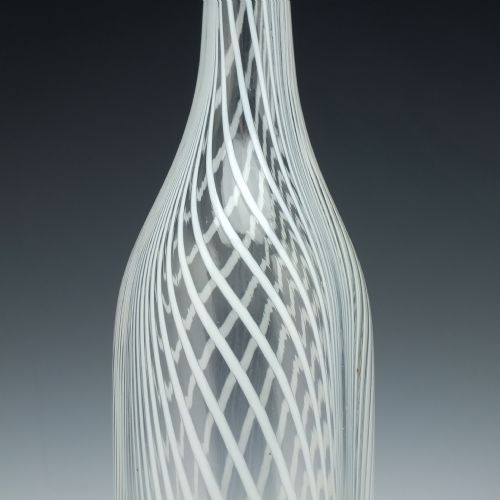 19TH CENTURY NAILSEA GLASS SERVING BOTTLE C1860 - ADDITIONAL PHOTO 3