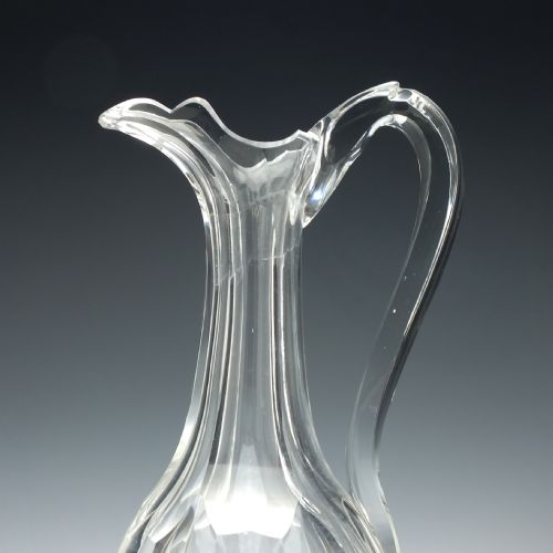 19TH CENTURY CUT GLASS CLARET JUG C1870 - ADDITIONAL PHOTO 1