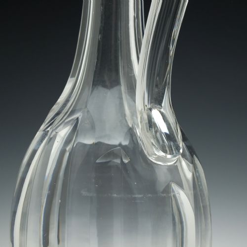 19TH CENTURY CUT GLASS CLARET JUG C1870 - ADDITIONAL PHOTO 2