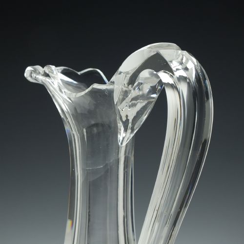 19TH CENTURY CUT GLASS CLARET JUG C1870 - ADDITIONAL PHOTO 3
