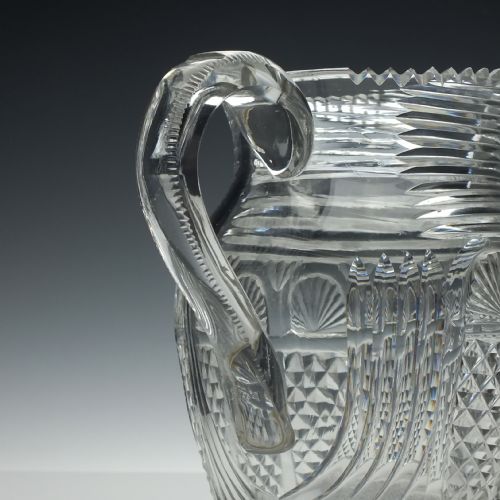 19TH CENTURY CUT GLASS WATER JUG C1820 - ADDITIONAL PHOTO 4
