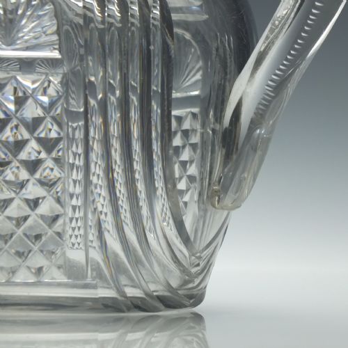 19TH CENTURY CUT GLASS WATER JUG C1820 - ADDITIONAL PHOTO 6