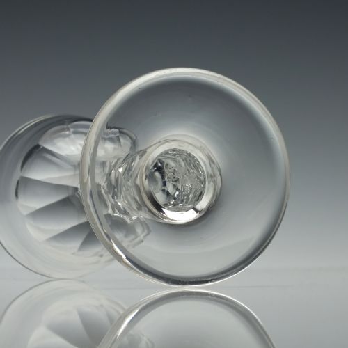 GEORGIAN FACET CUT FIRING GLASS C1790 - ADDITIONAL PHOTO 5