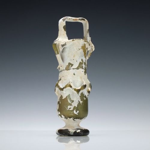 AN ANCIENT GLASS KOHL BOTTLE CIRCA 4TH CENTURY AD - ADDITIONAL PHOTO 1