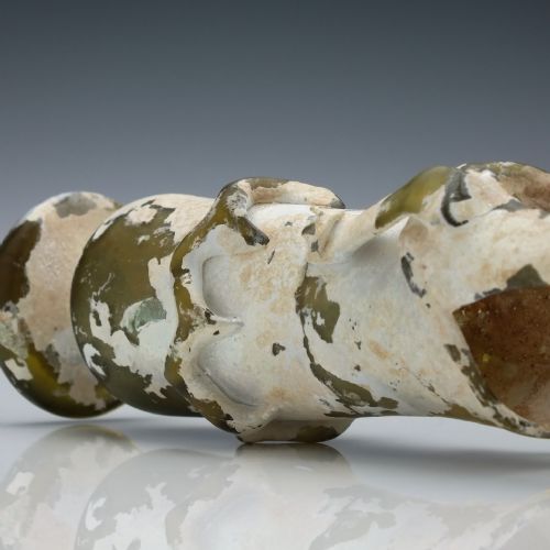 AN ANCIENT GLASS KOHL BOTTLE CIRCA 4TH CENTURY AD - ADDITIONAL PHOTO 8