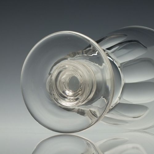 LARGE 19TH CENTURY GEORGIAN GLASS RUMMER C1820 - ADDITIONAL PHOTO 4