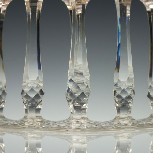 SIX FRENCH CUT HOCK GLASSES C1900 - ADDITIONAL PHOTO 5