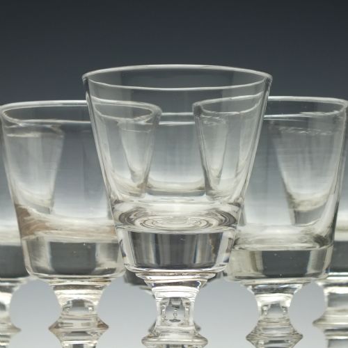 A COLLECTION OF SIX 19TH CENTURY PORT WINE GLASSES C1820 - ADDITIONAL PHOTO 1