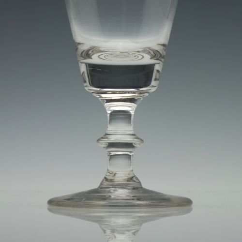 A COLLECTION OF SIX 19TH CENTURY PORT WINE GLASSES C1820 - ADDITIONAL PHOTO 3