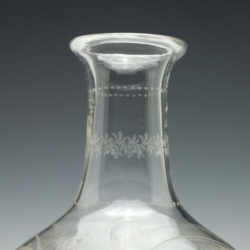 ENGRAVED GLASS SPA CARAFE C1850 - ADDITIONAL PHOTO 1