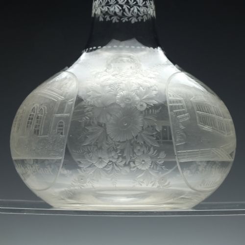 ENGRAVED GLASS SPA CARAFE C1850 - ADDITIONAL PHOTO 3