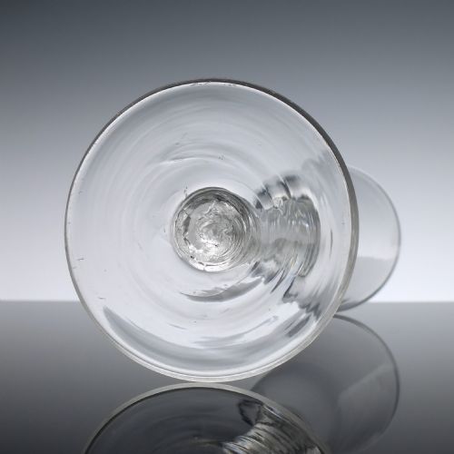 ANTIQUE 18TH CENTURY GEORGIAN AIR TWIST ALE GLASS C1750 - ADDITIONAL PHOTO 6