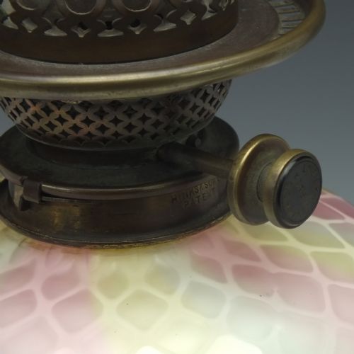 LARGE VICTORIAN STEVENS WILLIAMS DUPLEX OIL LAMP C1880 - ADDITIONAL PHOTO 4