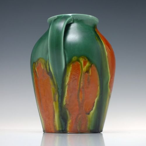 ART NOUVEAU POTTERY VASE C1885 - ADDITIONAL PHOTO 2