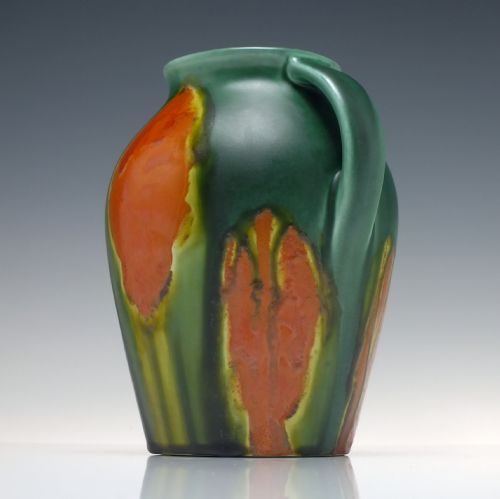 ART NOUVEAU POTTERY VASE C1885 - ADDITIONAL PHOTO 3