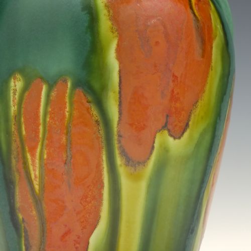 ART NOUVEAU POTTERY VASE C1885 - ADDITIONAL PHOTO 4