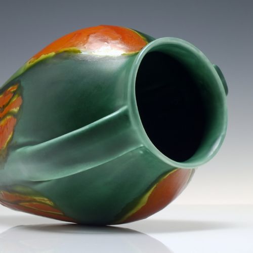 ART NOUVEAU POTTERY VASE C1885 - ADDITIONAL PHOTO 5