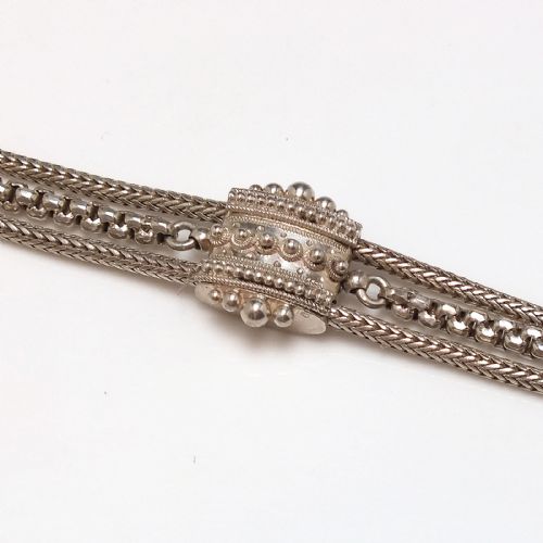antique art nouveau silver bracelet c1900 - CATEGORY: ANTIQUE JEWELLERY - DATED 1900