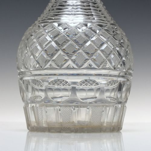 GEORGIAN ANGLO IRISH PRUSSIAN GLASS DECANTER C1820 - ADDITIONAL PHOTO 3